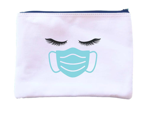 Lashes and Masks Zipper Pouch