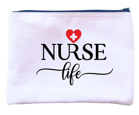 Nurse Life Zipper Pouch