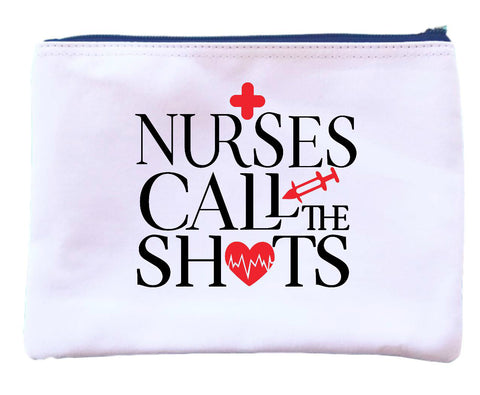 Nurses Call the Shots Zipper Pouch
